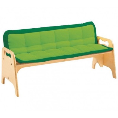 Sırtlıklı Kontra Kanepe Minderli 100x40x44 Cm