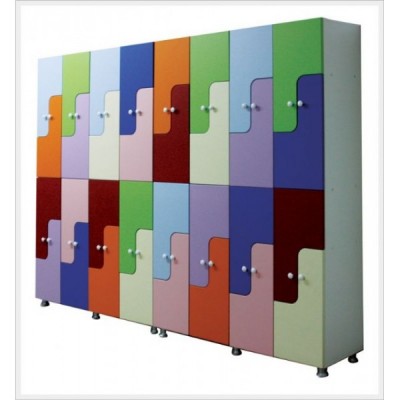 32 Kişilik Kapaklı Portmanto – Anaokulu ve Kreş