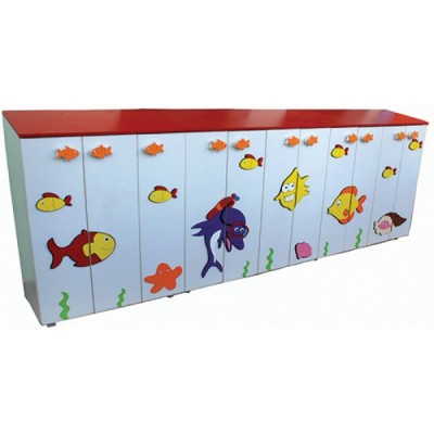 275 cm Genişliğinde Anaokulu Portmanto: Ayakkabılar İçin Düzenli ve Estetik Çözüm