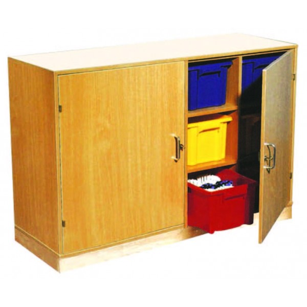 Renkli Düzen ve Saklama Çözümü: Kapaklı Dolap 122x45x81 Cm