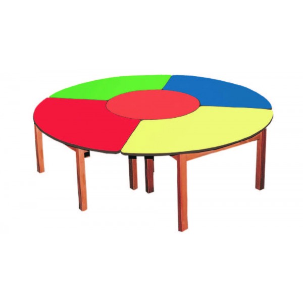 Dünya Masa Grubu Ahşap Ayaklı 200x54 cm - Eğitim İçin Ideal