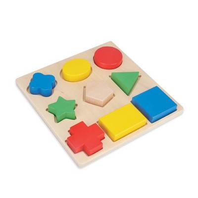 Ahşap Geometrik Şekiller Tablosu - Eğlenceli Öğrenme