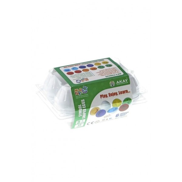 ŞEKİLLİ YUMURTALAR GEOMETRİK VİYOL 6 LI