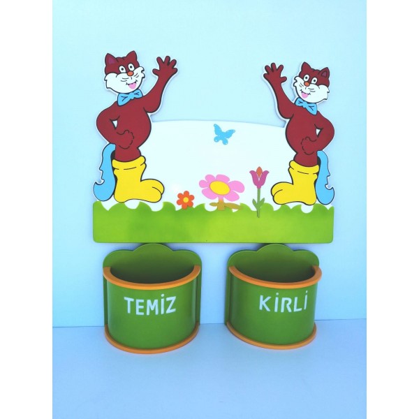 Kedi Figürlü Galoşluk
