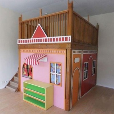 Ahşap Market Köşesi Büyük - Eğlenceli ve Eğitici Oyun Alanı