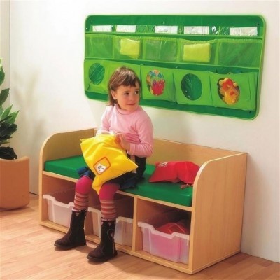 Ahşap Raflı Bank ile Konforlu ve Düzenli Alanlar