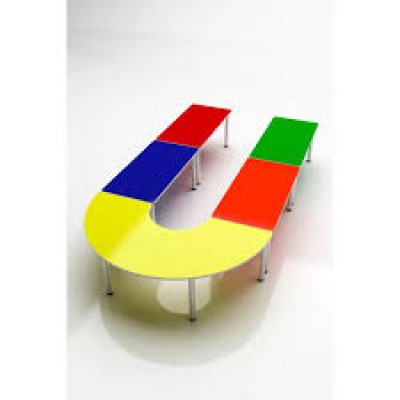 5 Parçalı U Masa Takımı - Anaokulu İçin Sağlıklı ve Dayanıklı Tasarım