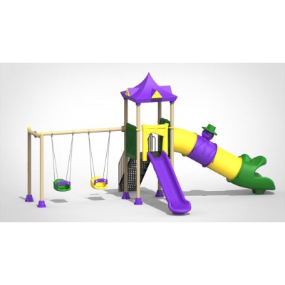 Metal Çocuk Oyun Parkı Dış Mekan - Güvenli ve Eğlenceli Park