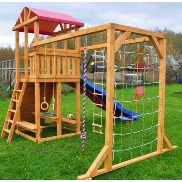 Anaokulu Ahşap Oyun Parkı 1