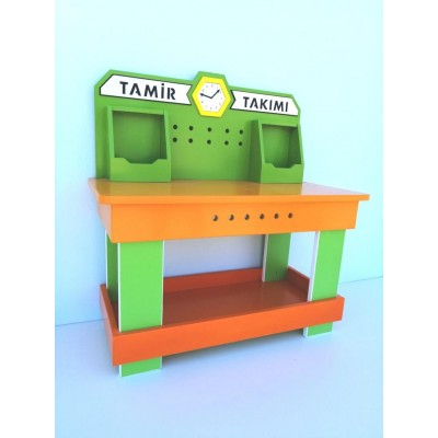 Ahşap Tamir Tezgahı - Eğitimsel ve Eğlenceli Çocuk Oyuncağı