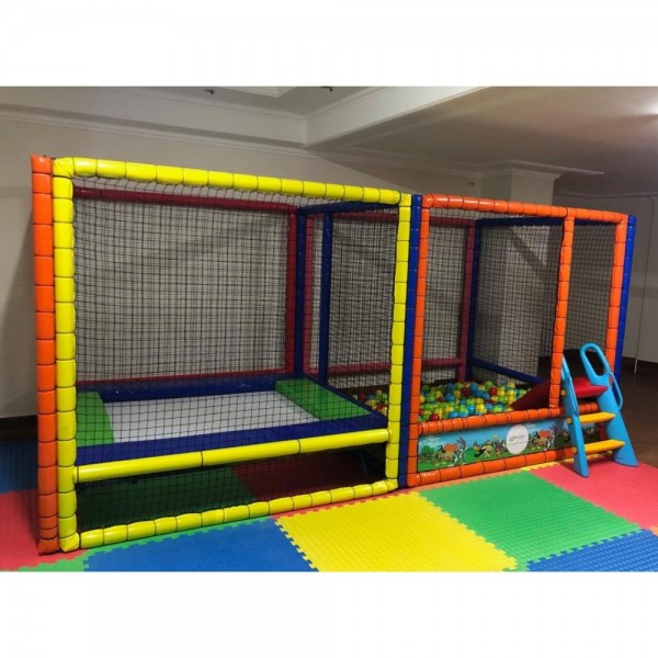 Trambolinli Top Havuzu 400*200 cm