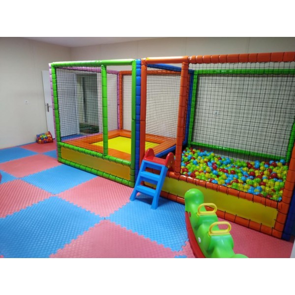 Trambolinli Top Havuzu 400*200 cm